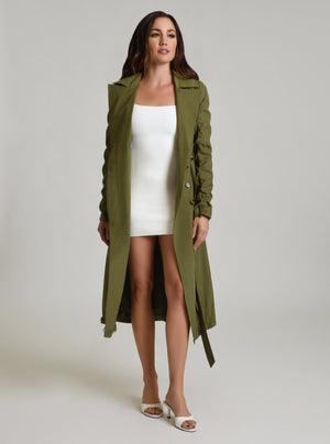 Soft Penelope Trench - Blanc Noir Online Store