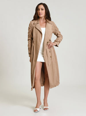 Soft Penelope Trench - Blanc Noir Online Store