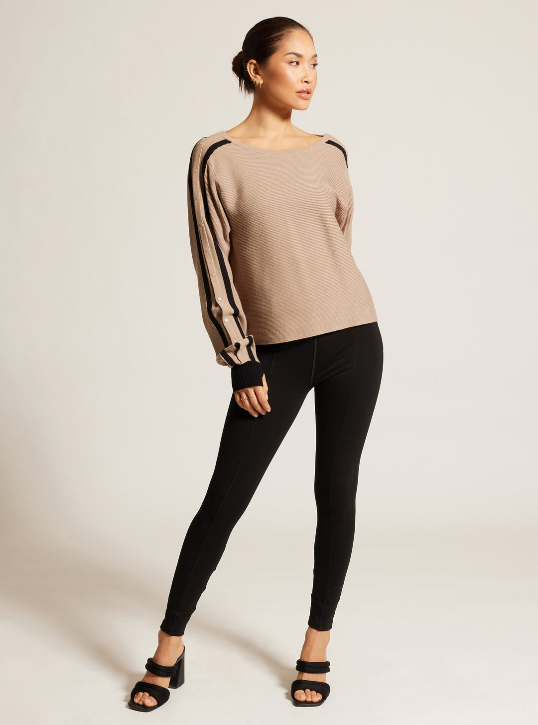 SPORTY PORTOLA SWEATER - Blanc Noir Online Store