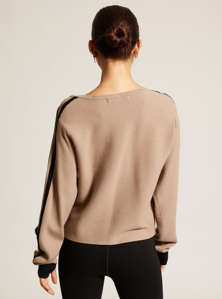 SPORTY PORTOLA SWEATER - Blanc Noir Online Store