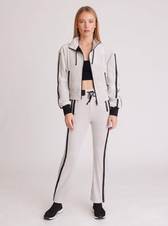 Sporty Velour Jacket - Blanc Noir Online Store