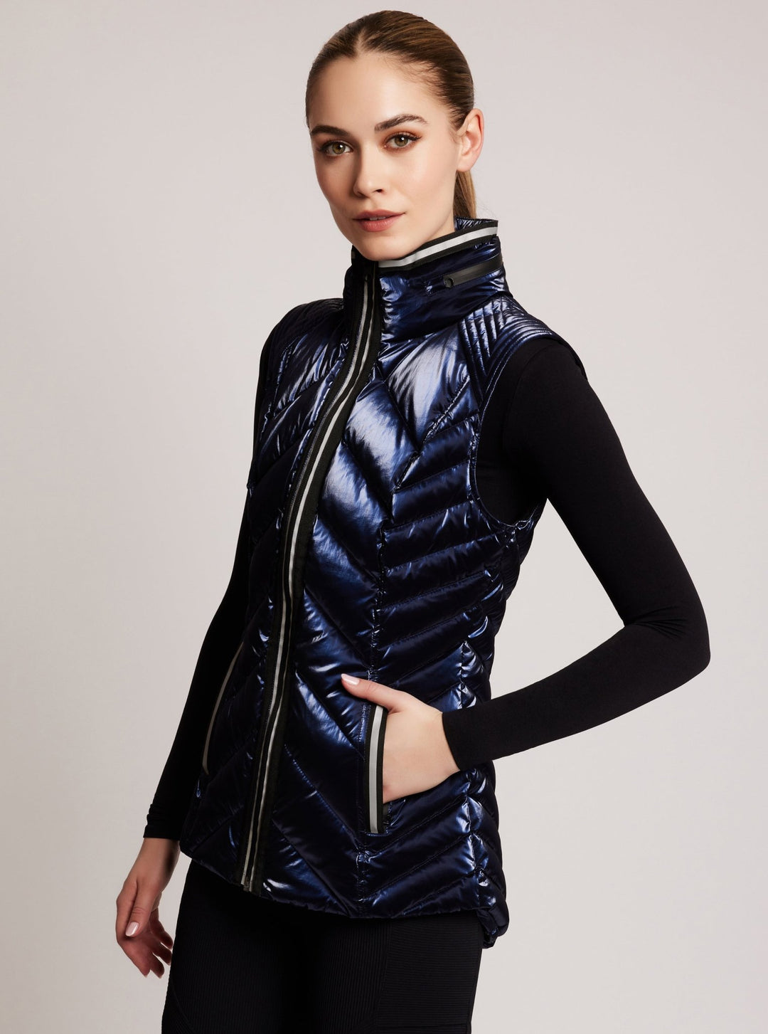 Super Hero Vest With Reflective Trim - final sale - Blanc Noir Online Store