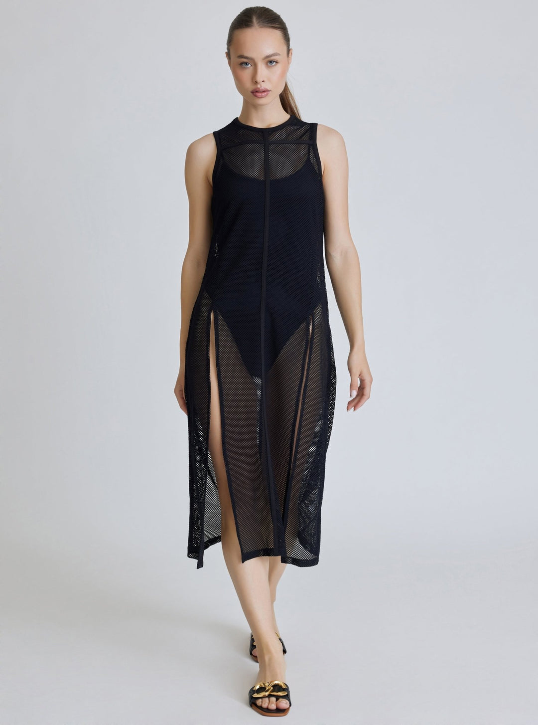 TAIYO MESH TUNIC - Blanc Noir Online Store