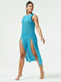 TAIYO MESH TUNIC - Aqua - Blanc Noir Online Store