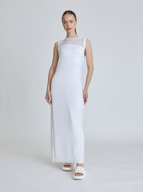 TAO SIDE RUCHED DRESS - Blanc Noir Online Store
