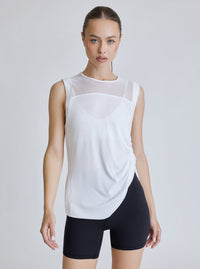 TAO SIDE RUCHED TUNIC - Blanc Noir Online Store