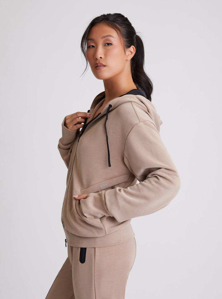 Travel Twin: Brooke Reflective Hoodie - Blanc Noir Online Store