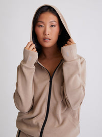 Travel Twin: Brooke Reflective Hoodie - Blanc Noir Online Store