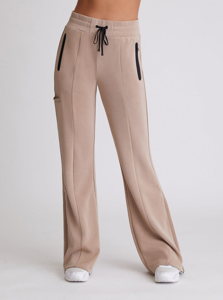 Travel Twin: Yuki Track Pant - Blanc Noir Online Store