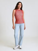 Two Tone Rib Tank - Blanc Noir Online Store