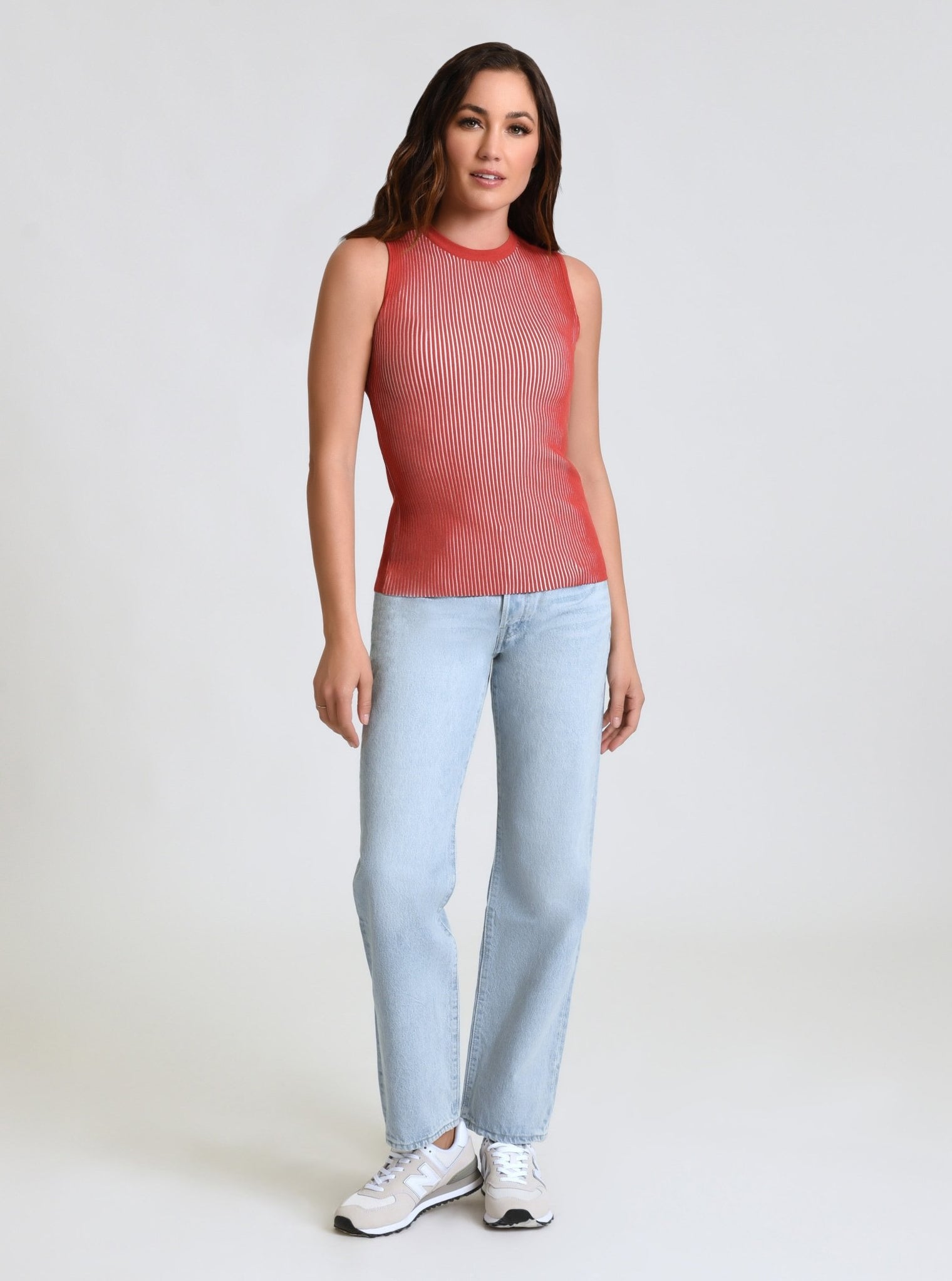 Two Tone Rib Tank - Blanc Noir Online Store