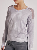 V-NECK HUNTRESS SWEATER - Blanc Noir Online Store
