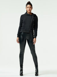 Vintage Wash Mesh Moto - Blanc Noir Online Store