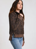 Violette Gold Camo Bomber - Blanc Noir Online Store