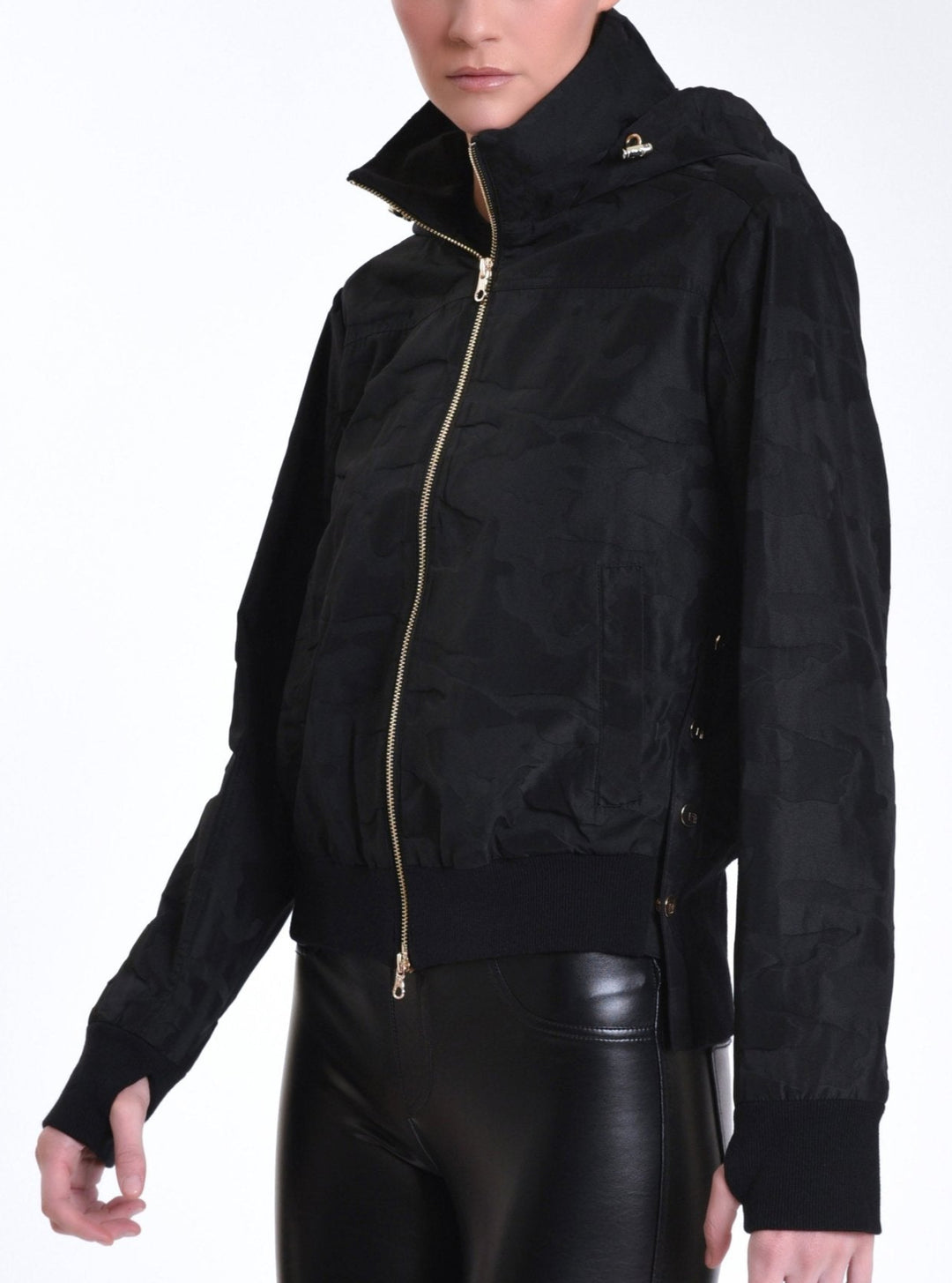 Violette Gold Camo Bomber - Blanc Noir Online Store