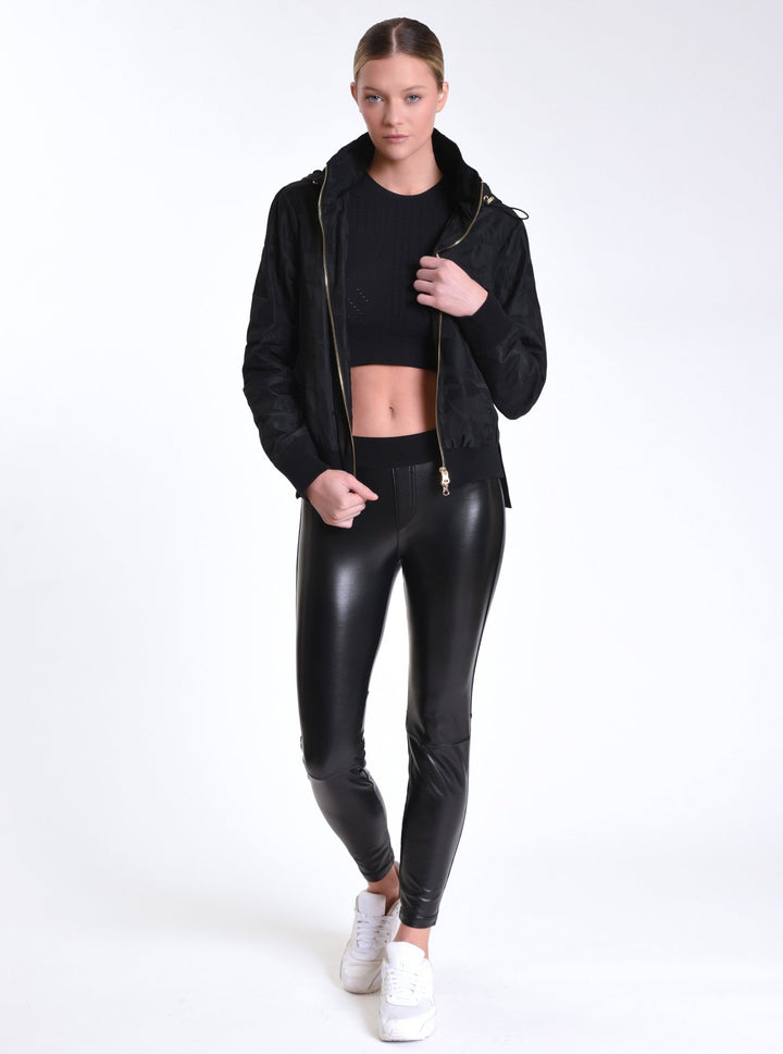 Violette Gold Camo Bomber - Blanc Noir Online Store