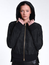 Violette Gold Camo Bomber - Blanc Noir Online Store