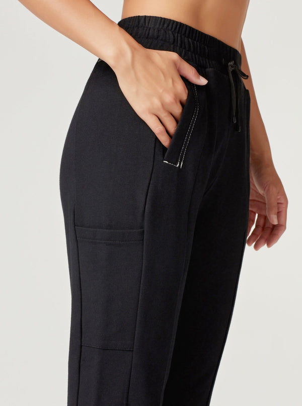 YOLO CONTRAST STITCH JOGGER - Blanc Noir Online Store