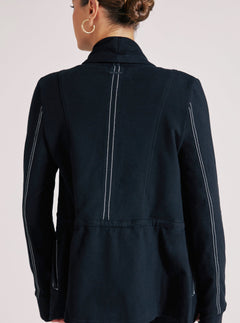 Yolo Drape Front Jacket - Blanc Noir Online Store