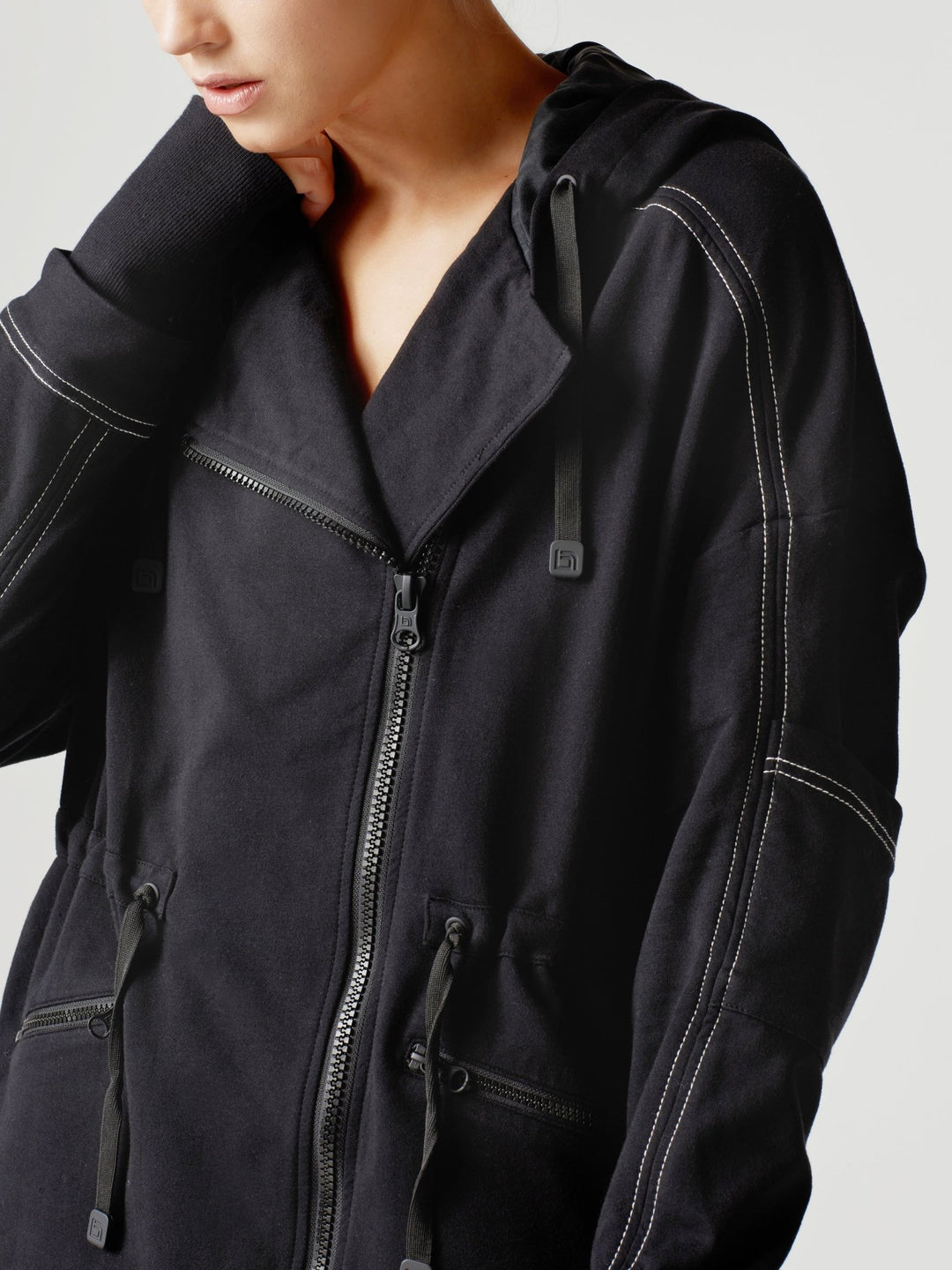 YOLO STITCH ANORAK - Blanc Noir Online Store