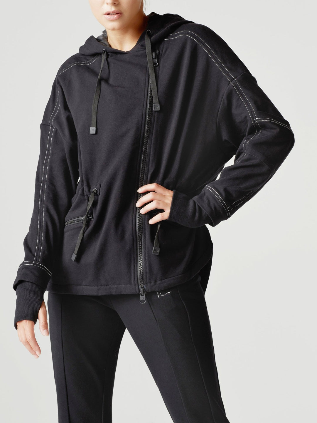 YOLO STITCH ANORAK - Blanc Noir Online Store